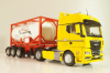 MAN TGX with semi-trailer tanker "Felix" 2021, yellow/white, Camiones Espanoles, №5, Salvat 1:43