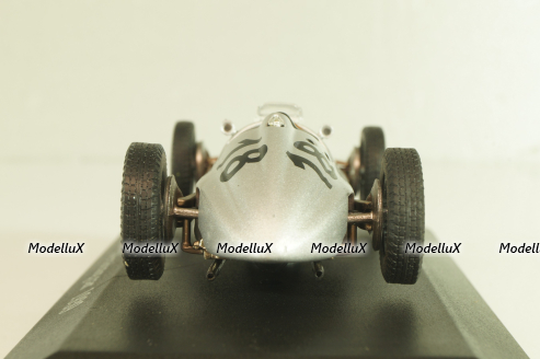 Mercedes W154 3-litre racibg car 1939, silver, MBOMS048, Altaya, Mercedes-Benz Offizielle Modell Sammlung #48, 1:43