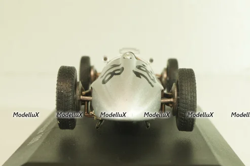 Mercedes W154 3-litre racibg car 1939, silver, MBOMS048, Altaya, Mercedes-Benz Offizielle Modell Sammlung #48, 1:43