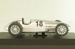 Mercedes W154 3-litre racibg car 1939, silver, MBOMS048, Altaya, Mercedes-Benz Offizielle Modell Sammlung #48, 1:43