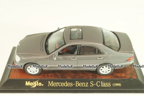 Mercedes-Benz S 500 (W220) 1998, grey, 31505, Maisto 1:43