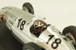 Mercedes W154 3-litre racibg car 1939, silver, MBOMS048, Altaya, Mercedes-Benz Offizielle Modell Sammlung #48, 1:43