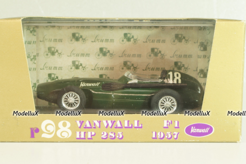 Vanwall F1 #18 British GP 1957, S.Moss, green, R98, Brumm 1:43