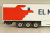 Mercedes-Benz Actros MP4 with semi trailer "EL Mosca" 2021, white, Camiones Españoles Nº 16, Salvat 1:43
