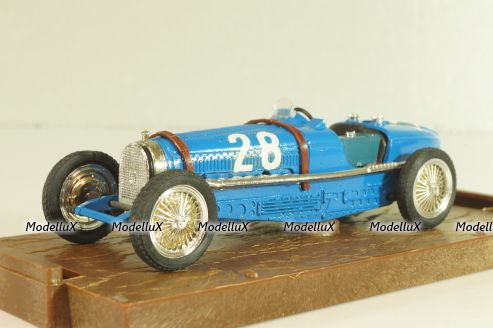 Bugatti type 59  #28 1933, blue, R174, Brumm 1:43