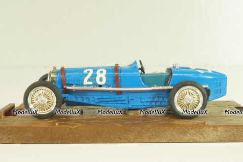 Bugatti type 59  #28 1933, blue, R174, Brumm 1:43