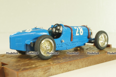 Bugatti type 59  #28 1933, blue, R174, Brumm 1:43