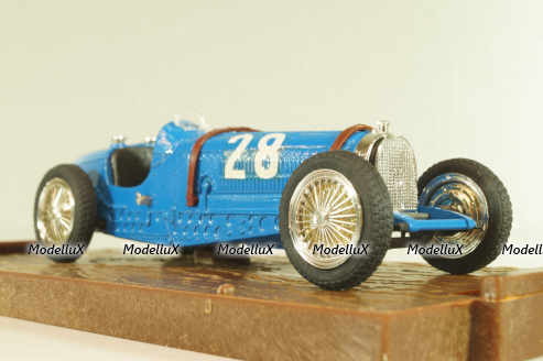 Bugatti type 59  #28 1933, blue, R174, Brumm 1:43