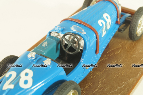 Bugatti type 59  #28 1933, blue, R174, Brumm 1:43