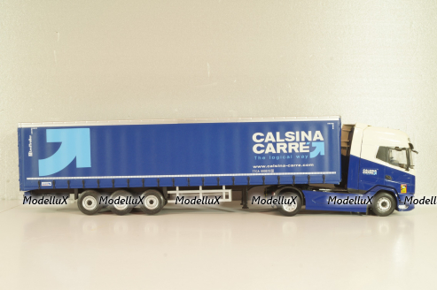 DAF XG tractor with semi trailer "Calsina Carre" 2022, blue/white, Camiones Españoles Nº 10, Salvat 1:43