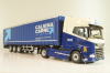 DAF XG tractor with semi trailer "Calsina Carre" 2022, blue/white, Camiones Españoles Nº 10, Salvat 1:43