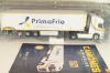 VOLVO FH tractor with semi trailer "Prima Frio" 2020, white, Camiones Españoles Nº 15, Salvat 1:43