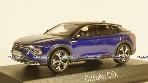 Citroen C5X 2021 Magnetique Blue, 155572, Norev 1:43