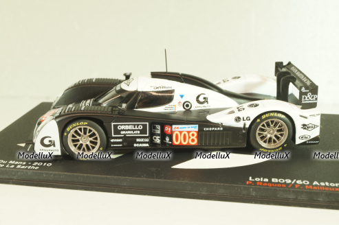 Lola Aston Martin B09/60 #8, 24h Le Mans 2010, P.Ragues/F.Mailleux/V.Ickx, Altaya 1:43