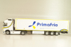 VOLVO FH tractor with semi trailer "Prima Frio" 2020, white, Camiones Españoles Nº 15, Salvat 1:43