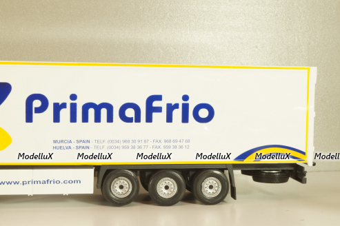 VOLVO FH tractor with semi trailer "Prima Frio" 2020, white, Camiones Españoles Nº 15, Salvat 1:43