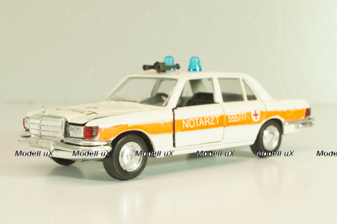 Mercedes-Benz 350 SE (W116) Notarzt 1972, 301612, Schuco 1:43