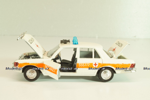 Mercedes-Benz 350 SE (W116) Notarzt 1972, 301612, Schuco 1:43