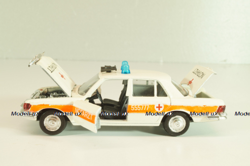 Mercedes-Benz 350 SE (W116) Notarzt 1972, 301612, Schuco 1:43