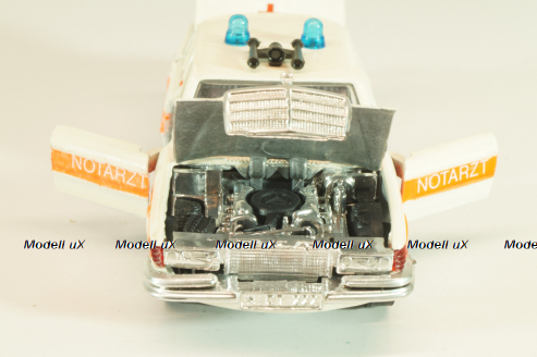 Mercedes-Benz 350 SE (W116) Notarzt 1972, 301612, Schuco 1:43