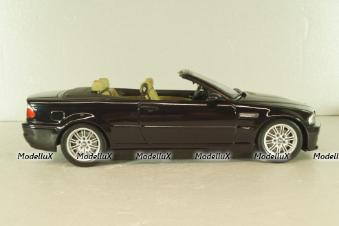 BMW M3 Cabriolet (E46) 2001, black, Kyosho 1:18