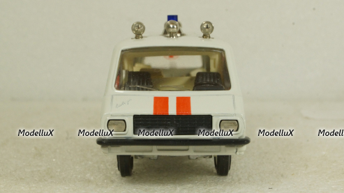 Раф-2203, медицинская, светло-серая, сентябрь 89г., Тантал/Радон 1:43