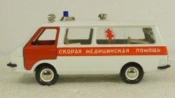 Раф-2203, медицинская, светло-серая, сентябрь 89г., Тантал/Радон 1:43