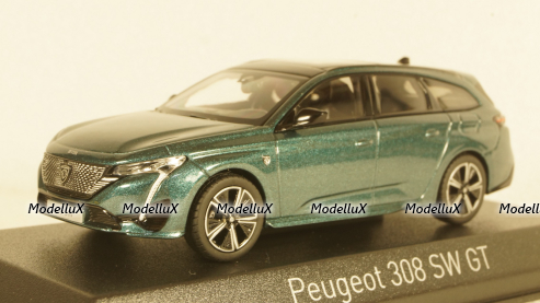 Peugeot 308 SW GT Avatar Blue 2021, 473935, Norev 1:43