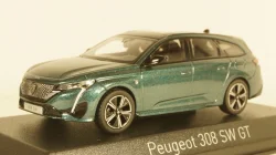 Peugeot 308 SW GT Avatar Blue 2021, 473935, Norev 1:43