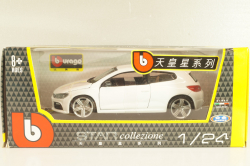 Volkswagen Scirocco R 2008, white, 21060, Burago 1:24