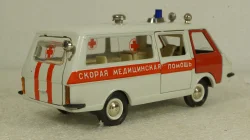 Раф-2203, медицинская, светло-серая, сентябрь 89г., Тантал/Радон 1:43