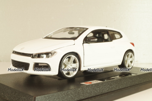 Volkswagen Scirocco R 2008, white, 21060, Burago 1:24