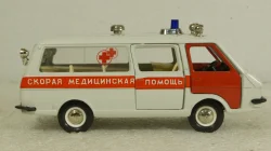 Раф-2203, медицинская, светло-серая, сентябрь 89г., Тантал/Радон 1:43