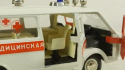 Раф-2203, медицинская, светло-серая, сентябрь 89г., Тантал/Радон 1:43