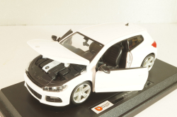 Volkswagen Scirocco R 2008, white, 21060, Burago 1:24