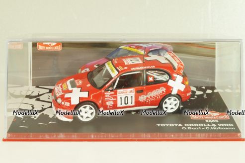 Toyota Corolla WRC #101 Rally Monte Carlo 2003, O.Burri/C.Hofmann, Altaya 1:43