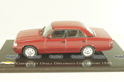 Chevrolet Opala Diplomata Collectors 1992, maroon, Salvat 1:43