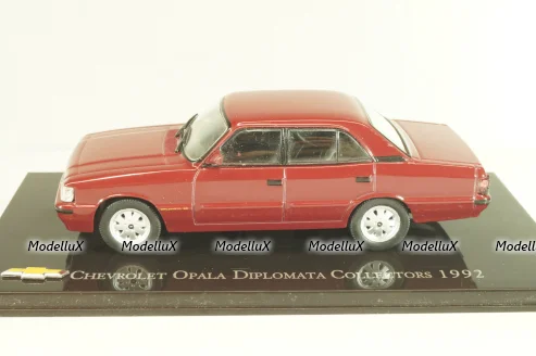Chevrolet Opala Diplomata Collectors 1992, maroon, Salvat 1:43