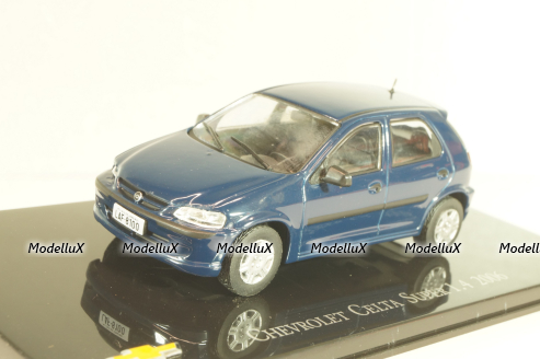 Chevrolet Celta Super 1.4 2006, dark blue, Salvat 1:43
