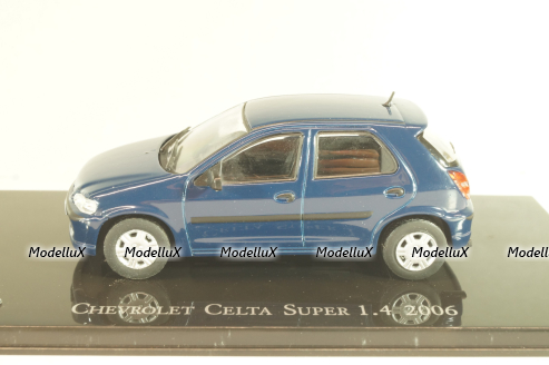 Chevrolet Celta Super 1.4 2006, dark blue, Salvat 1:43