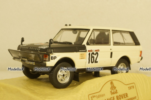 Range Rover Classic Dakar 1979, j.Genestier, J.Terbiaut, J.Lemordant, Norev 1:43