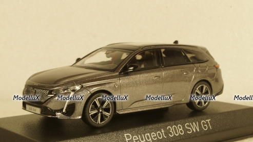 Peugeot 308 Sw Gt 2021 Platinum Grey, 473936, Norev 1:43