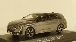 Peugeot 308 Sw Gt 2021 Platinum Grey, 473936, Norev 1:43