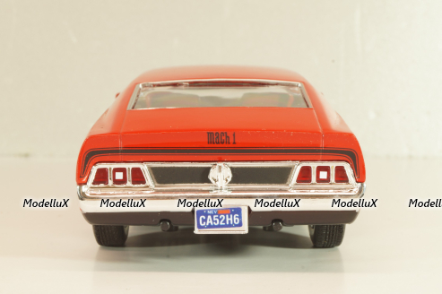 Ford Mustang Mach I from movie James Bond "Diamonds are Forever" 1971, red, 79851, Motor Max 1:24