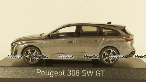 Peugeot 308 Sw Gt 2021 Platinum Grey, 473936, Norev 1:43