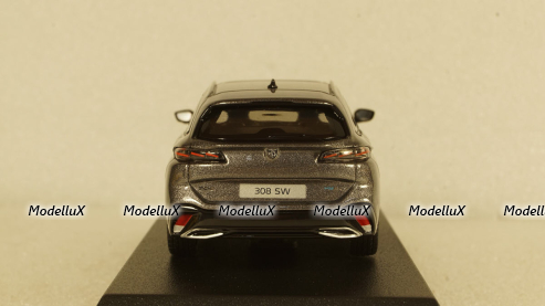 Peugeot 308 Sw Gt 2021 Platinum Grey, 473936, Norev 1:43