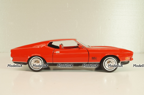 Ford Mustang Mach I from movie James Bond "Diamonds are Forever" 1971, red, 79851, Motor Max 1:24