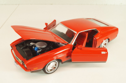 Ford Mustang Mach I from movie James Bond "Diamonds are Forever" 1971, red, 79851, Motor Max 1:24