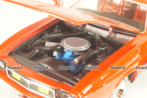 Ford Mustang Mach I from movie James Bond "Diamonds are Forever" 1971, red, 79851, Motor Max 1:24