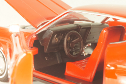 Ford Mustang Mach I from movie James Bond "Diamonds are Forever" 1971, red, 79851, Motor Max 1:24